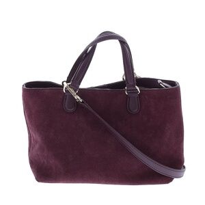 Talbots Suede Burgundy Satchel